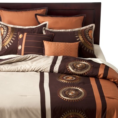 Medallion 8 Piece Bedding Set - Orange – Target Inventory Checker