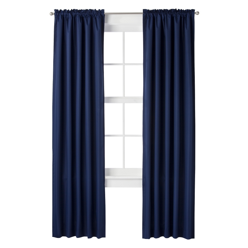 Room Essentials Thermal Window Panel Pair   Navy (42x63)