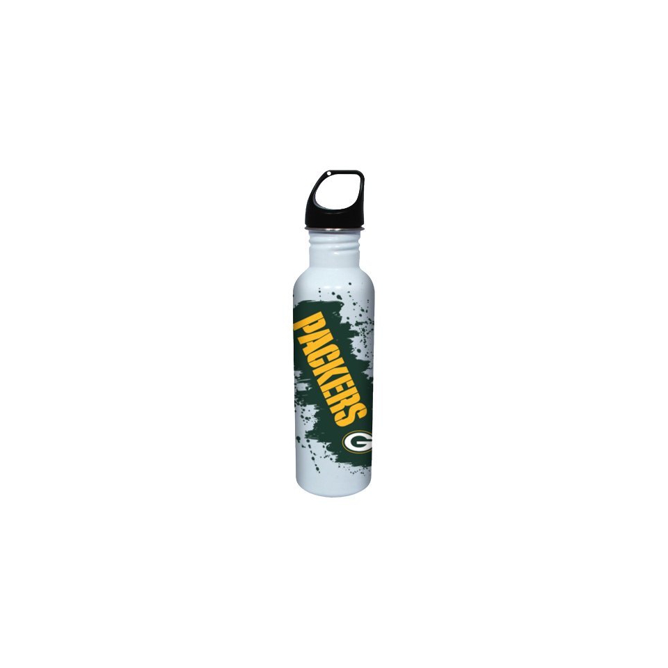 NFL Green Bay Packers Water Bottle   White (26 oz.)