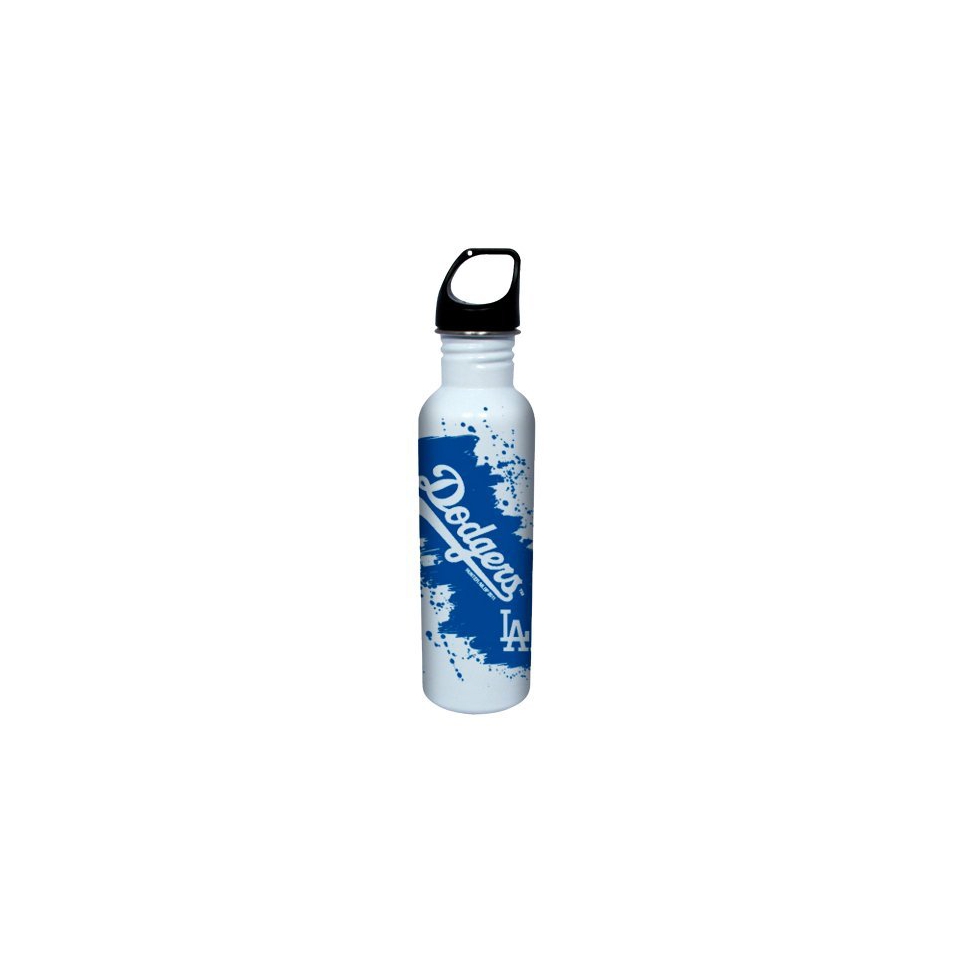 MLB Los Angeles Dodgers Water Bottle   White (26 oz.)