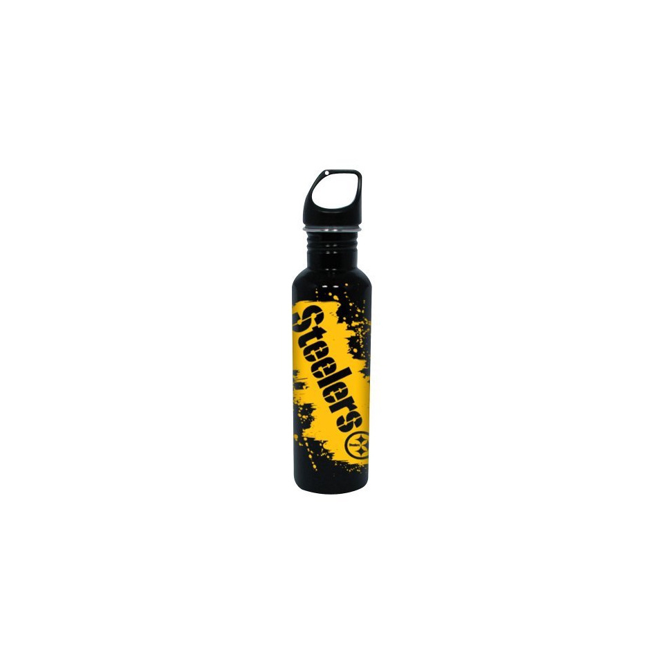 NFL Pittsburgh Steelers Water Bottle   Black (26 oz.)