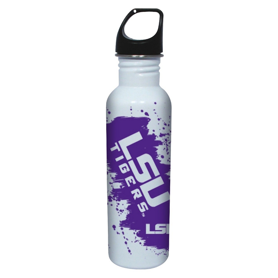 NCAA LSU Tigers Water Bottle   White/Purple (26 oz.)