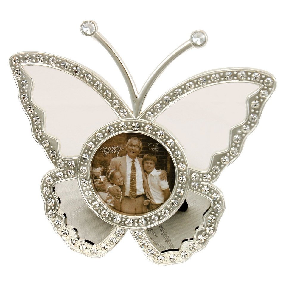 Stephan Baby Crystal Butterfly Frame