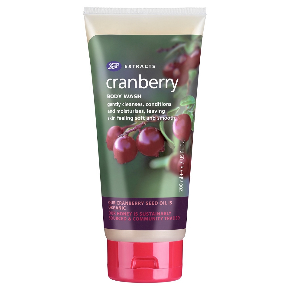 Boots Extracts Cranberry Body Wash   6.7 fl oz