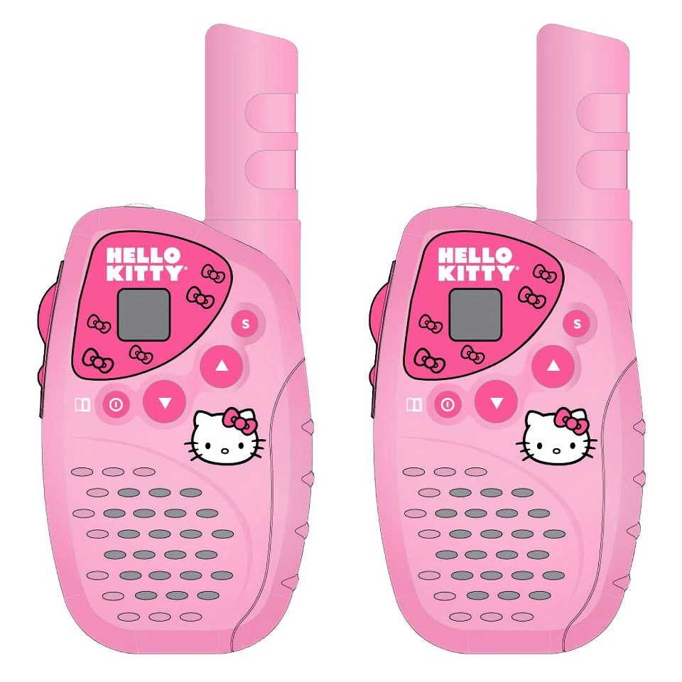 Hello Kitty 22 Channel 4 Mile 2 Way Radio   Pink (KT2022)