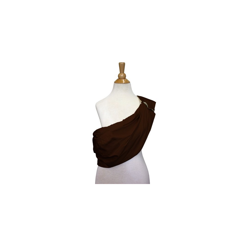 The Peanut Shell Adjustable Sling Baby Carrier   Chocolate