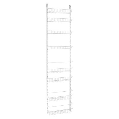 Photo 1 of ClosetMaid 8 Tier Over-the-Door Adjustable Wire Rack White