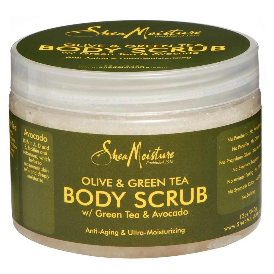 SheaMoisture Olive & Green Tea Hand & Body Scrub   12 oz