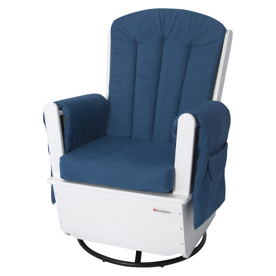 Glider Foundations SafeRocker SS Swivel   Blue