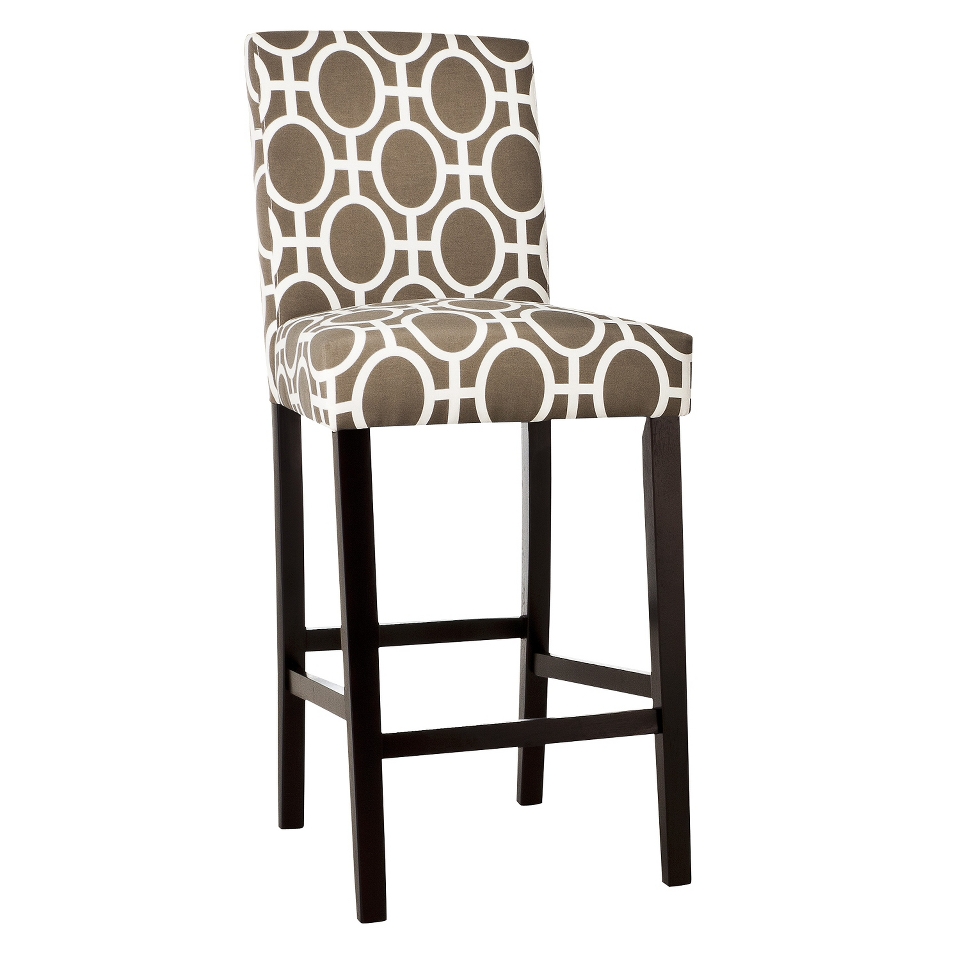 Skyline Barstool 30 Uptown Bar Stool   Trellis Taupe