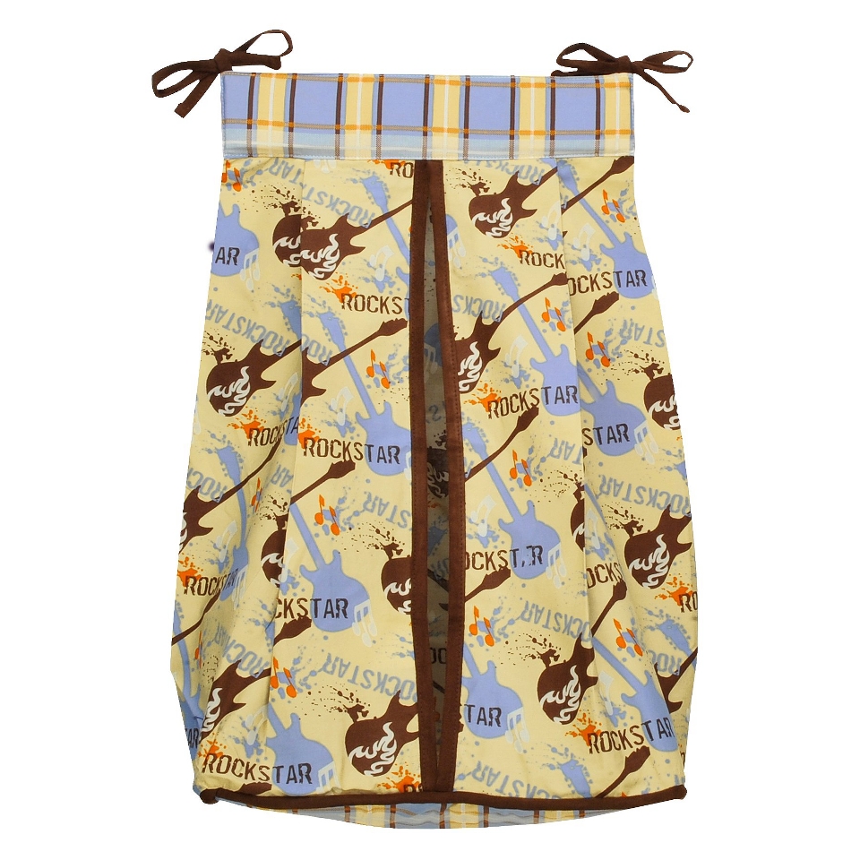 Brown Rockstar Diaper Stacker by Lab