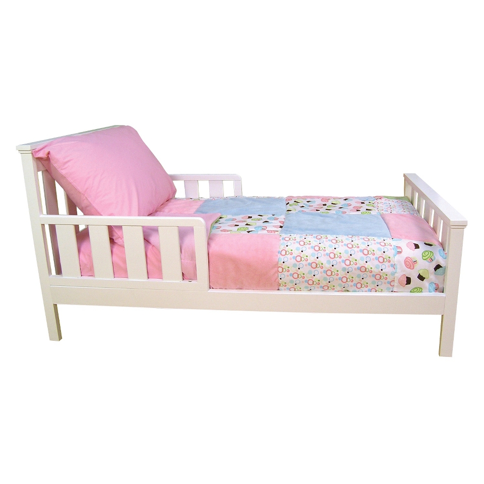 Pink Cupcake 4 Piece Toddler Bed Set by Lab