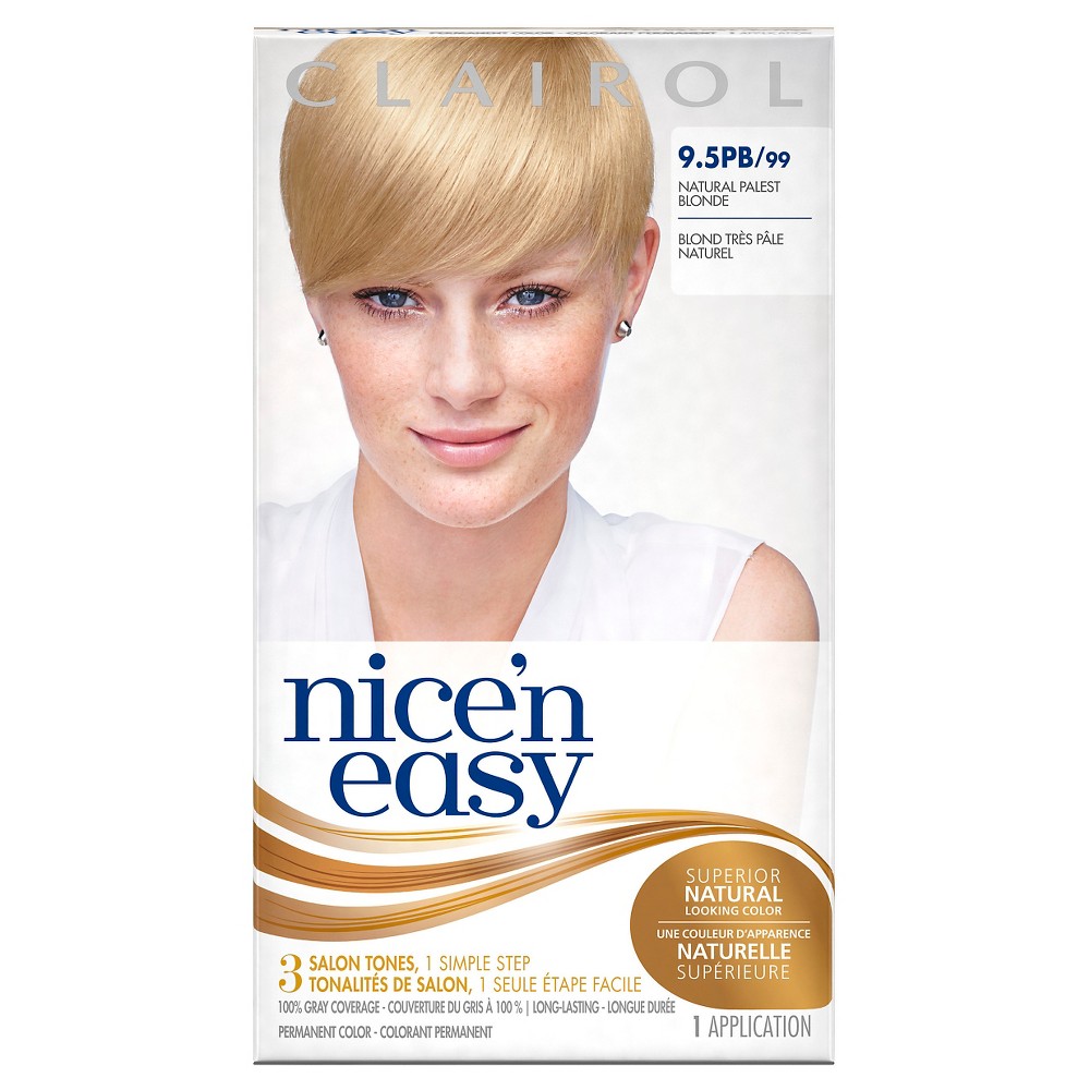 UPC 381519000133 product image for Clairol Nice 'n Easy Permanent Hair Color 9.5PB 99 Natural Palest Blonde 1 Kit | upcitemdb.com