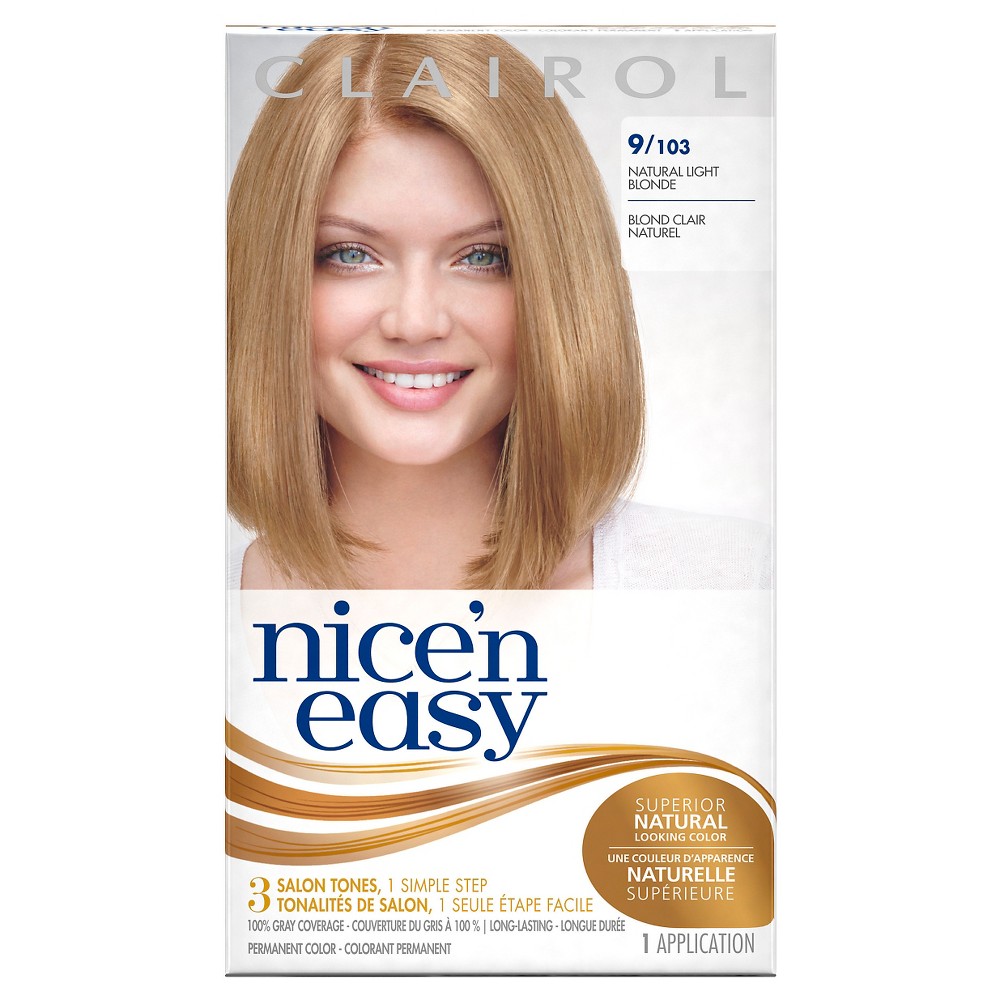 UPC 381519000157 product image for Clairol Nice 'n Easy Permanent Hair Color 9 103 Natural Light Neutral Blonde 1 K | upcitemdb.com
