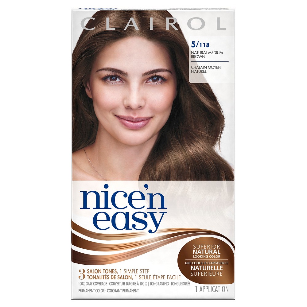 UPC 381519000317 product image for Clairol Nice 'n Easy Permanent Hair Color 5 118 Natural Medium Brown 1 Kit | upcitemdb.com