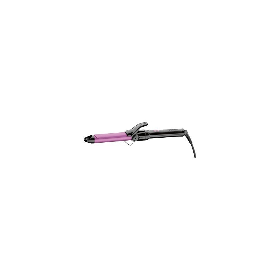 Conair 1 Double Ceramic Satin Finish Instant Heat Curling Iron   Pink