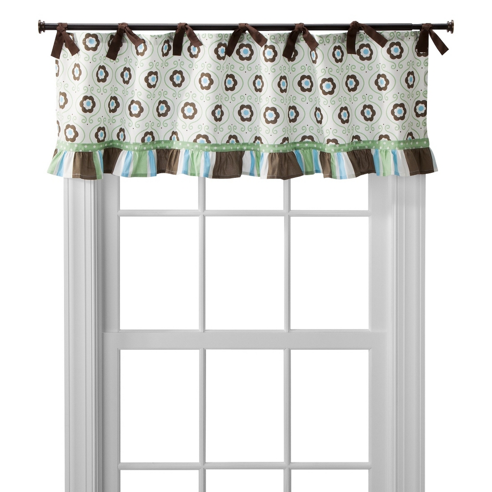 My Baby Sam Brown, Green Forget Me Not Valance