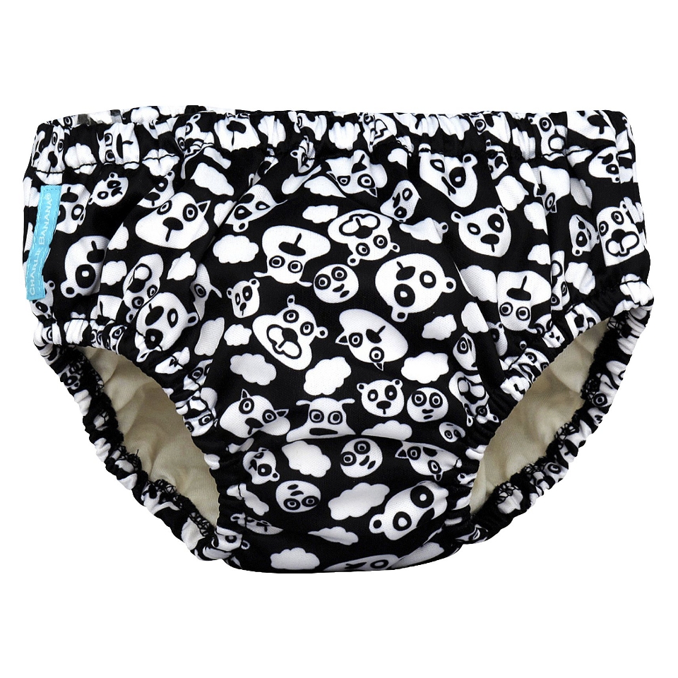 Charlie Banana Swim Diaper & Training Pant Size Small   Black Beary