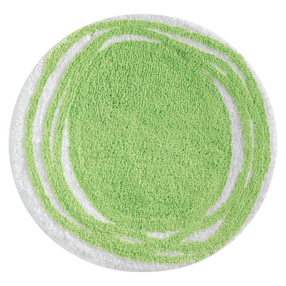 InterDesign Doodle Rug   Lime (24 Round)