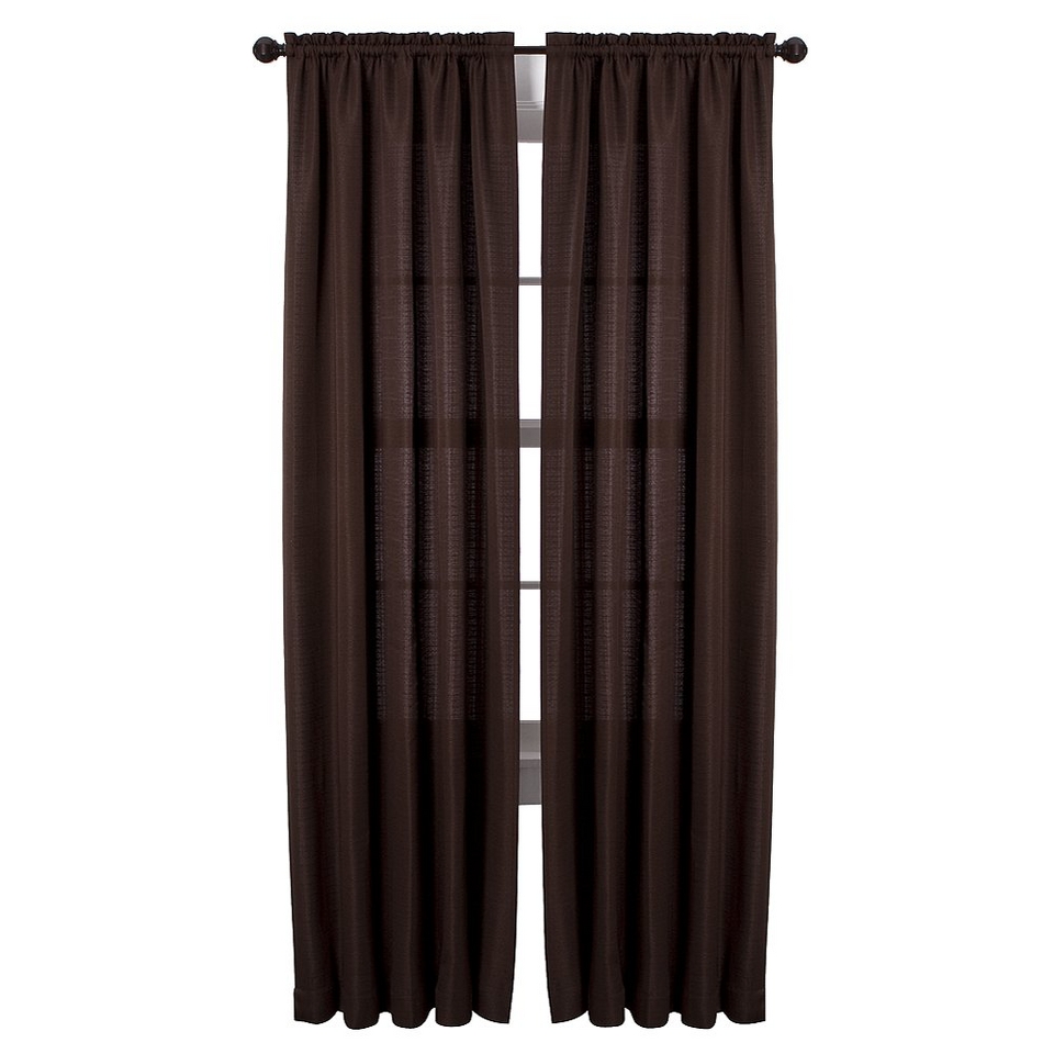 Room Essentials Chesapeake Window Panel Pair   Brown (42x84)