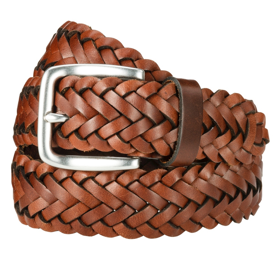 Merona Mens Braid Belt   Brown M