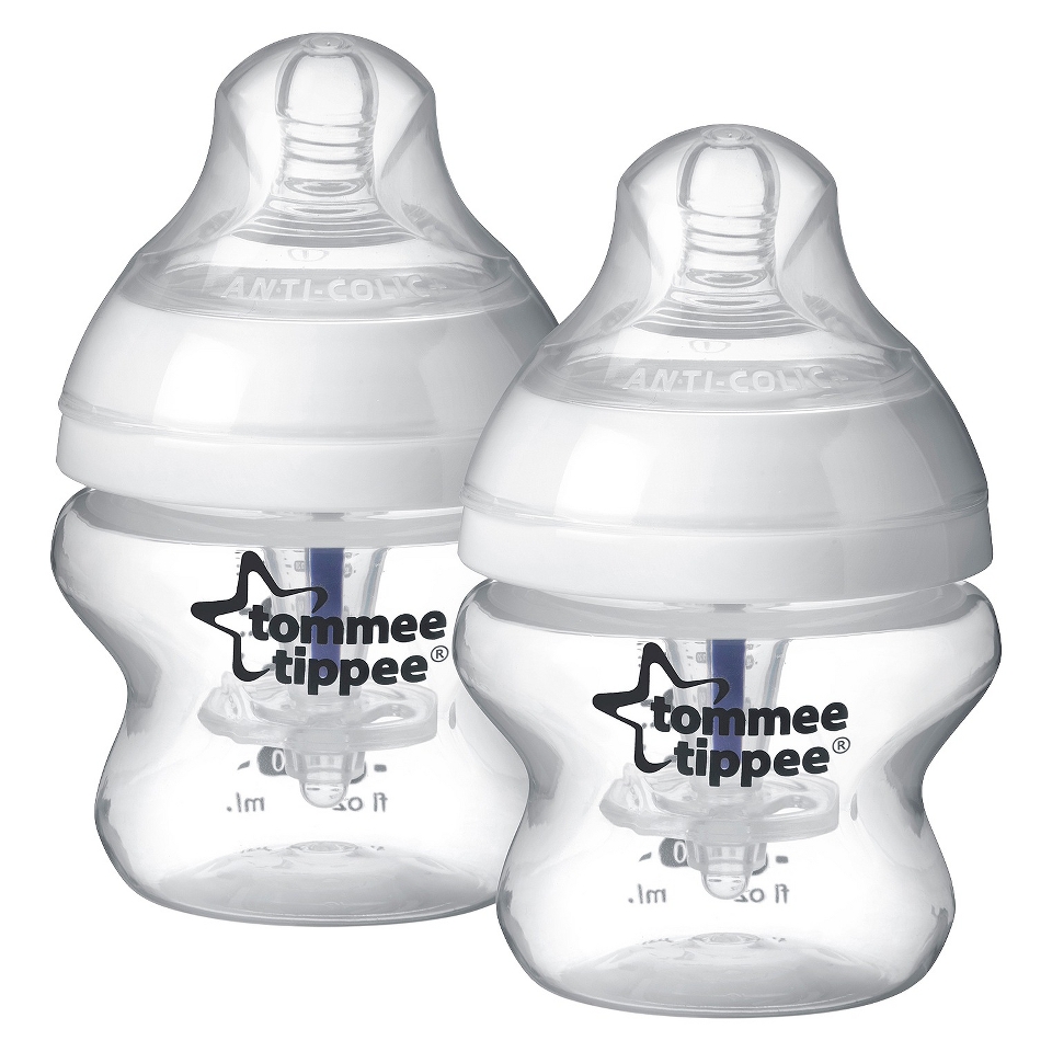 Tommee Tippee Closer To Nature 5 oz Sens TumBottle (2pk)   Clear