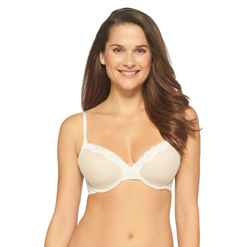 Gilligan & OMalley Womens Nursing Full Coverage Lace Bra   Polar Bear 36C