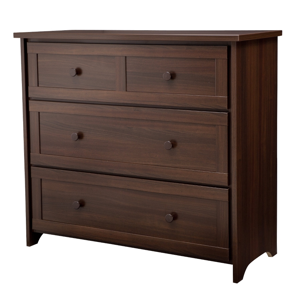 Kids Dresser Circo Chloe & Conner 3 Drawer Kids Dresser   Chocolate