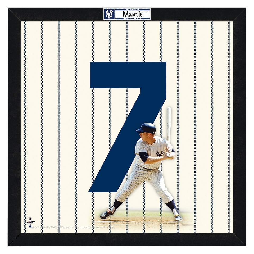 MLB New York Yankees Mickey Mantle Framed Uniframe