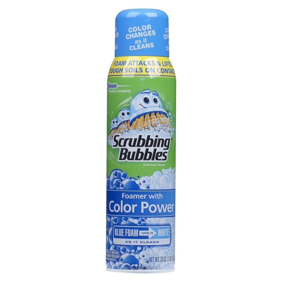   Scrubbing Bubbles Color Changing Foam Aerosol Bathroom Cleaner 20 oz