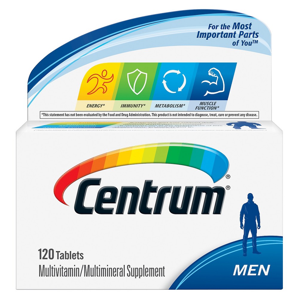 Centrum Men Multivitamin / Multimineral Dietary Supplement Tablets - 120ct