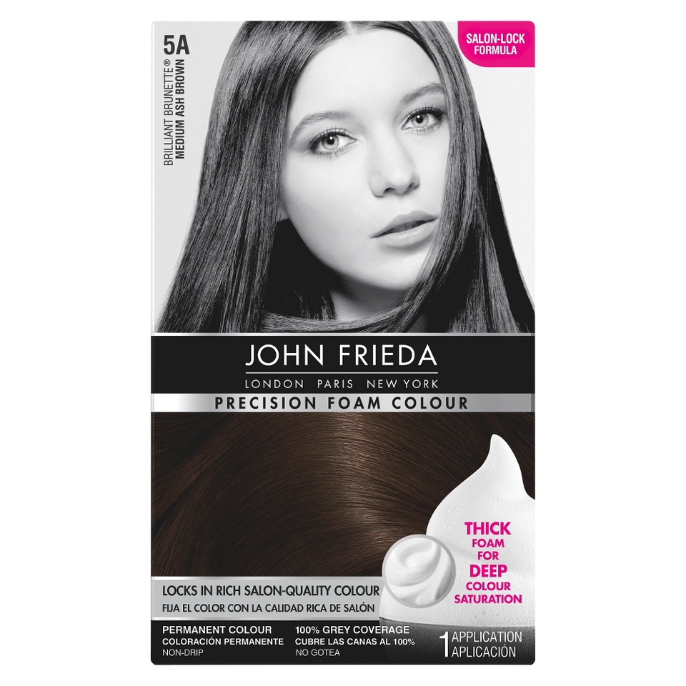 John Frieda Precision Foam Colour Brilliant Brunette Medium Ash Brown 5A