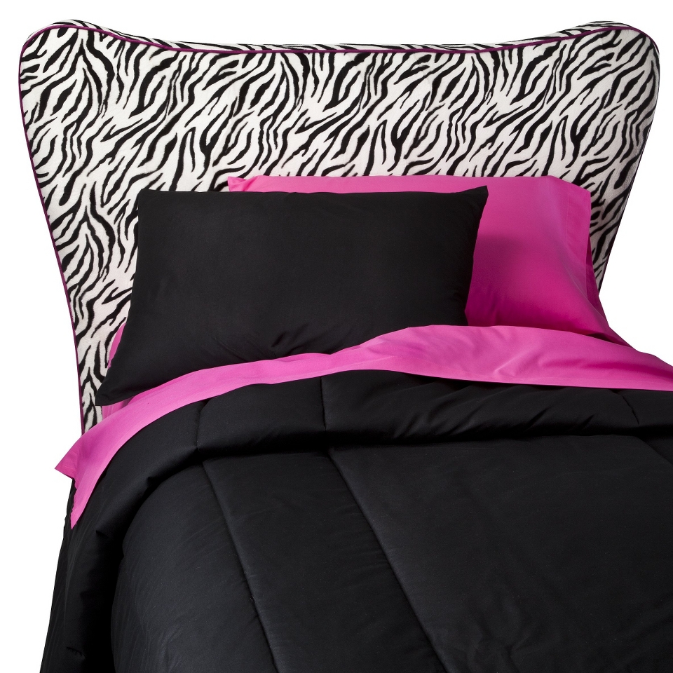 Kids Headboard Kinfine Kids Headboard   Zebra/Hot Pink