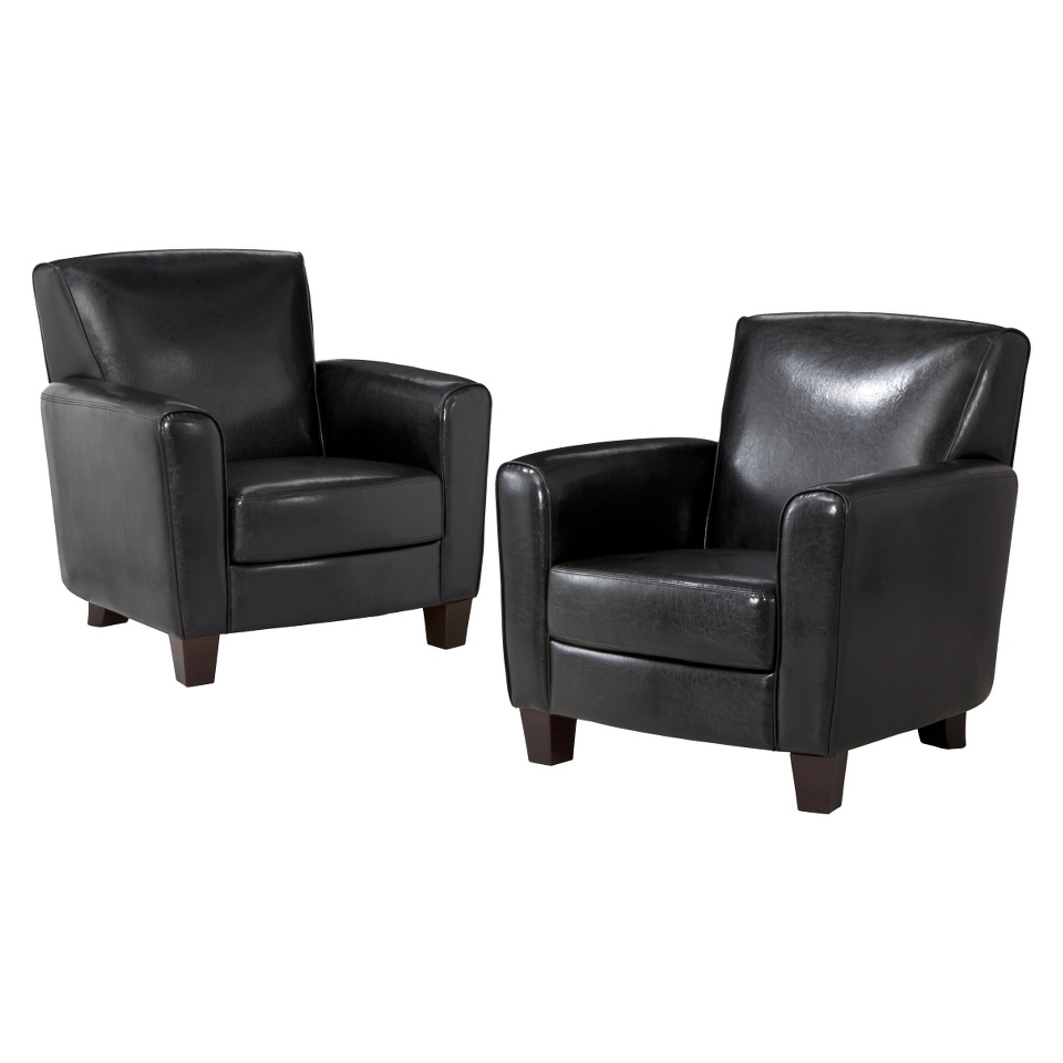 Club Chair Upholstered Chair Threshold Nolan Bonded Leather Living Room Club