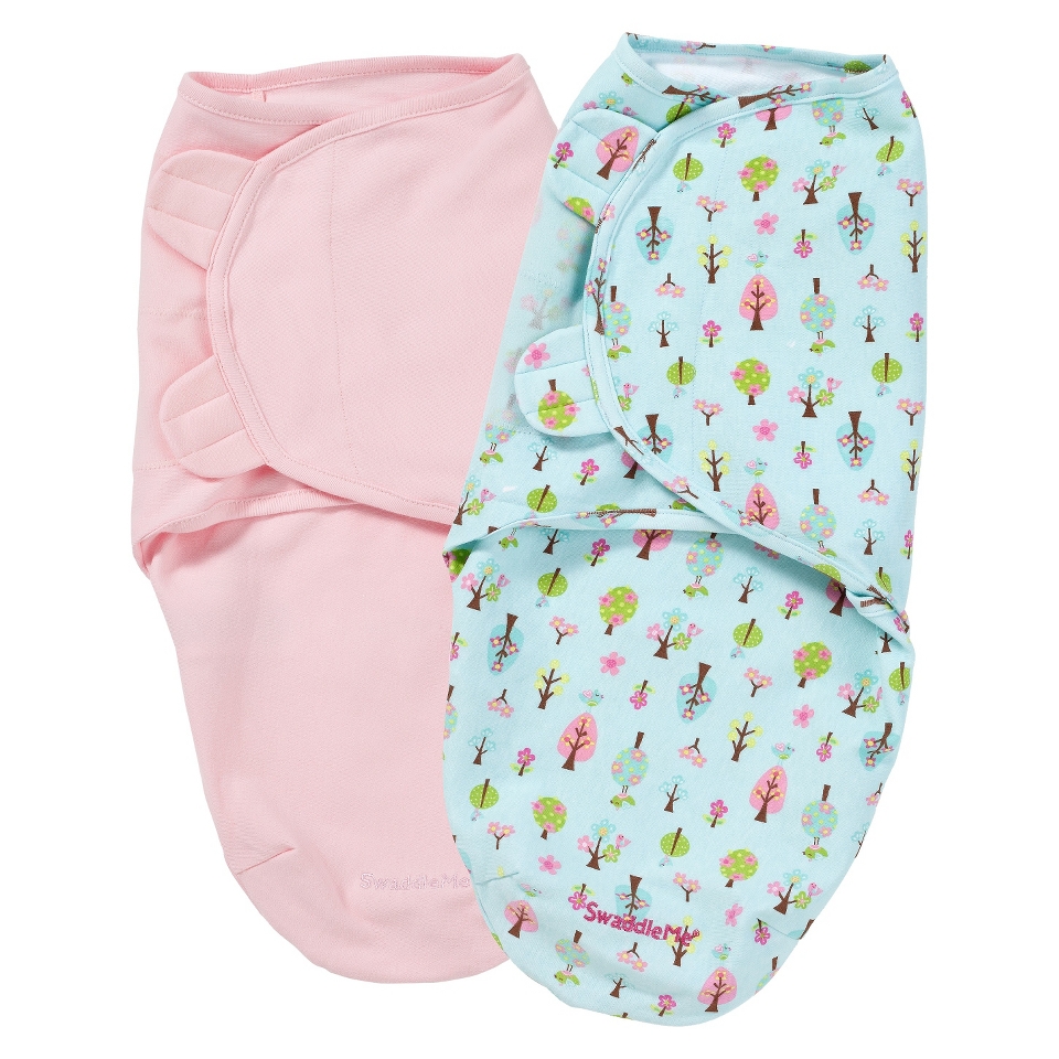 Summer Infant SwaddleMe Sweet Trees 2 Pack (Small/Medium)