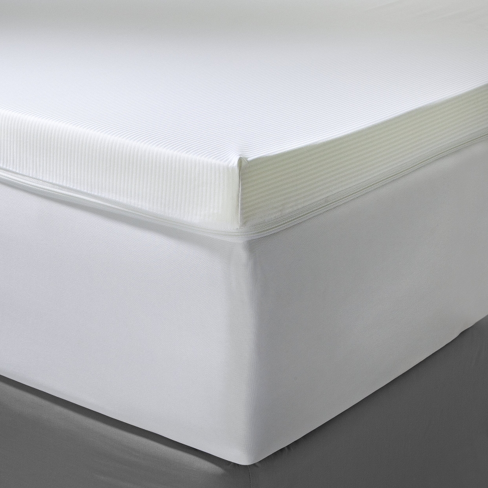 Fieldcrest Luxury 3 Memory Foam Mattress Topper   Queen