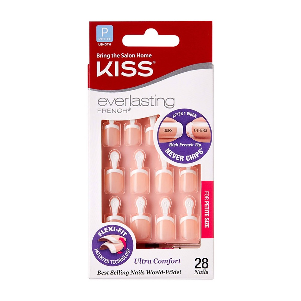Kiss Everlasting French Nails (Petite) - Pink