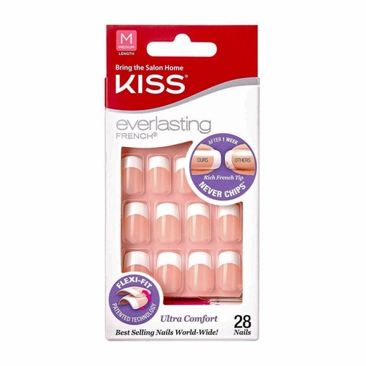 Kiss® Everlasting French Nails - Infinite : Target