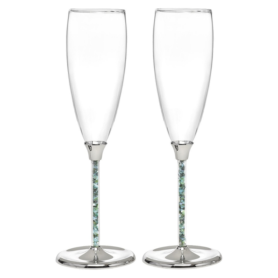 Seashell Champagne Flutes