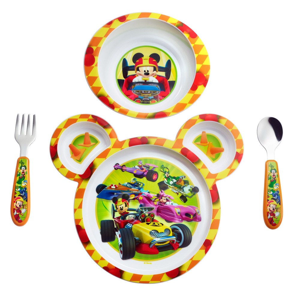 The First Years Disney Baby Mickey Mouse 4-Piece Feeding Set