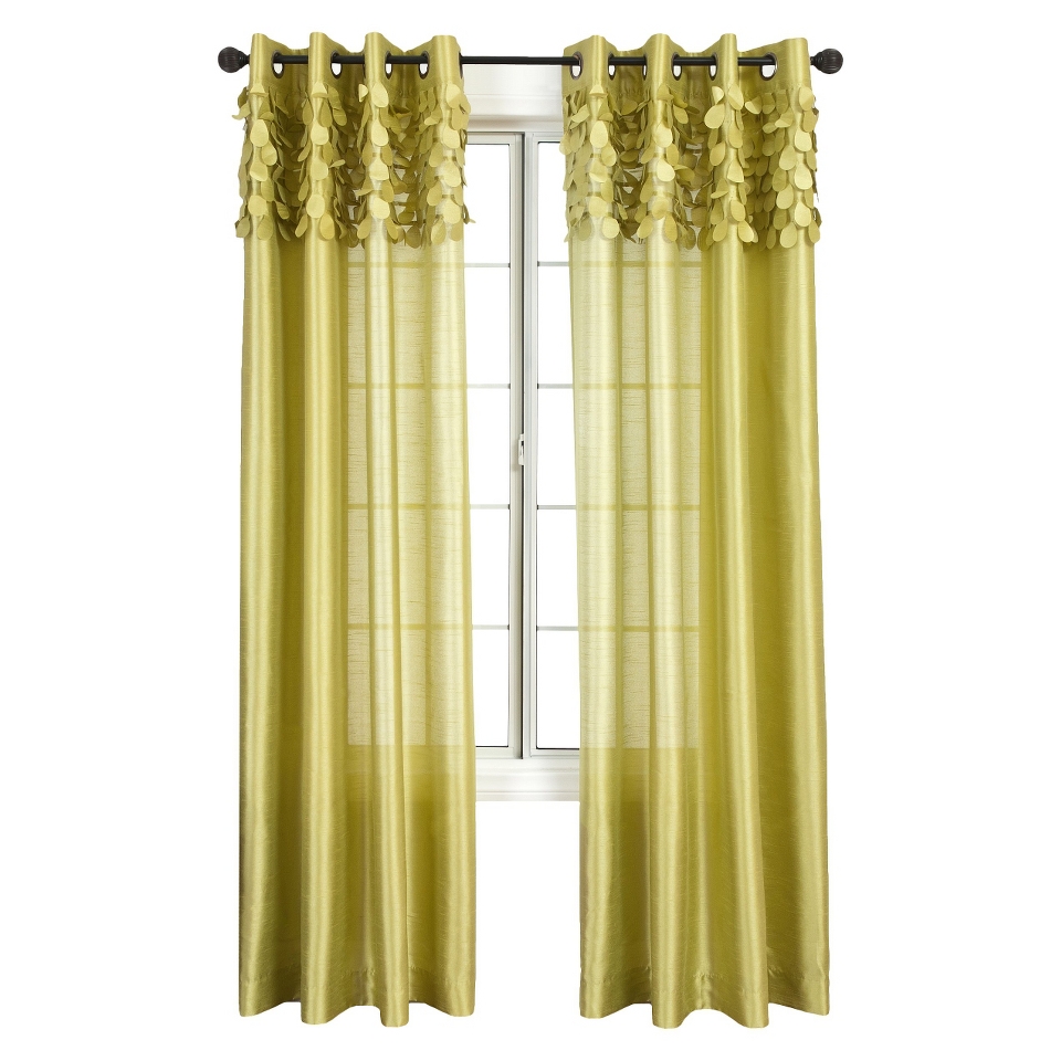 Kristen Window Panel   Lime Green (54x96)