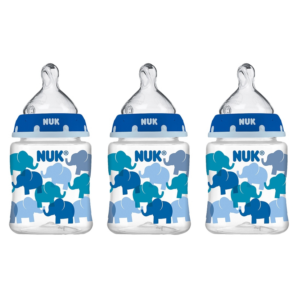 NUK 3pk 5oz Clearview Bottles with Silicone Nipple