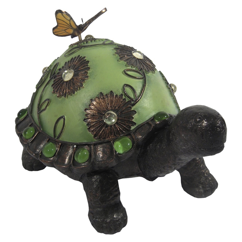 Jeweled Walking Turtle Statuary