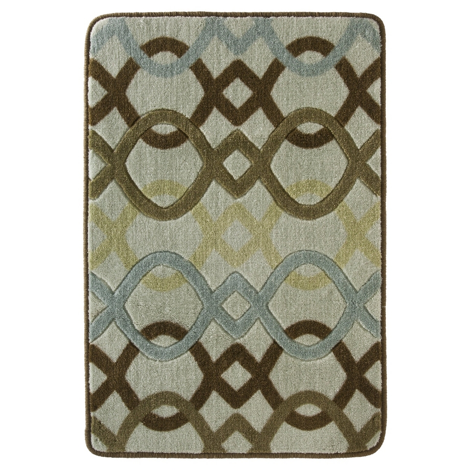 Ogi Geo Bath Rug   20x30