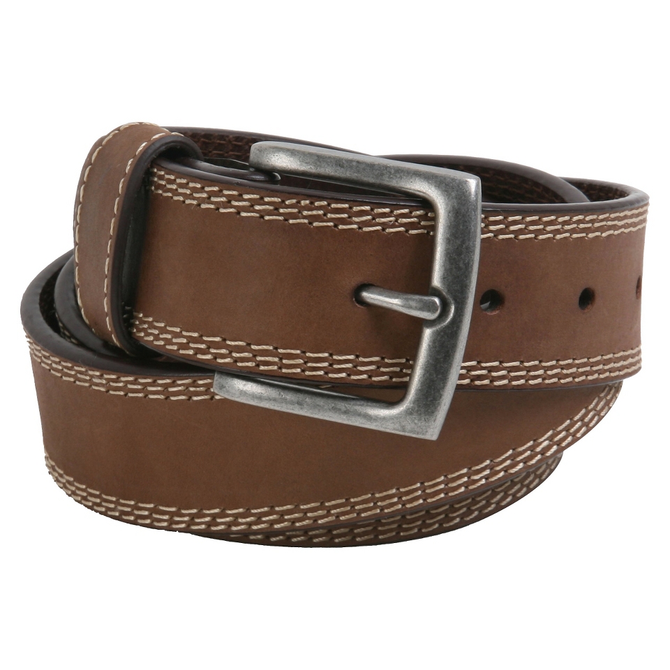 Wrangler Mens Triple Contrast Belt   Brown 36