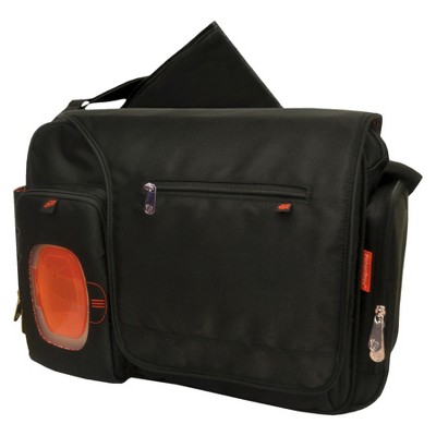 Fisher-Price® FastFinder Messenger Diaper Bag - Black : Target