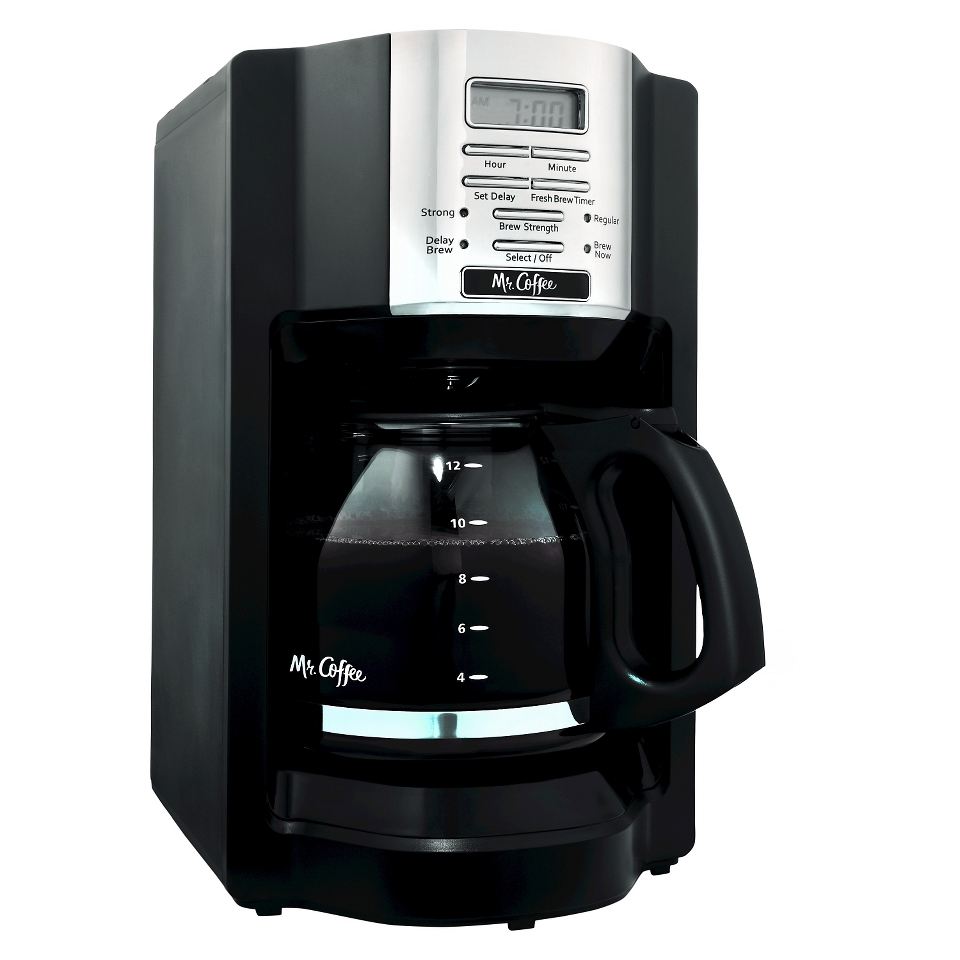 Mr. Coffee Black 12 Cup Programmable Coffeemaker