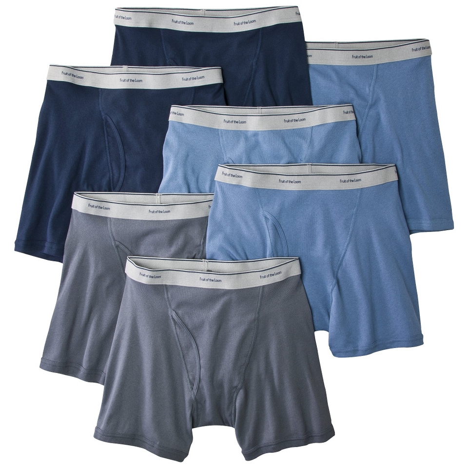 Fruit of the Loom Men 7pack Boxer Brief   Assorted Colors L