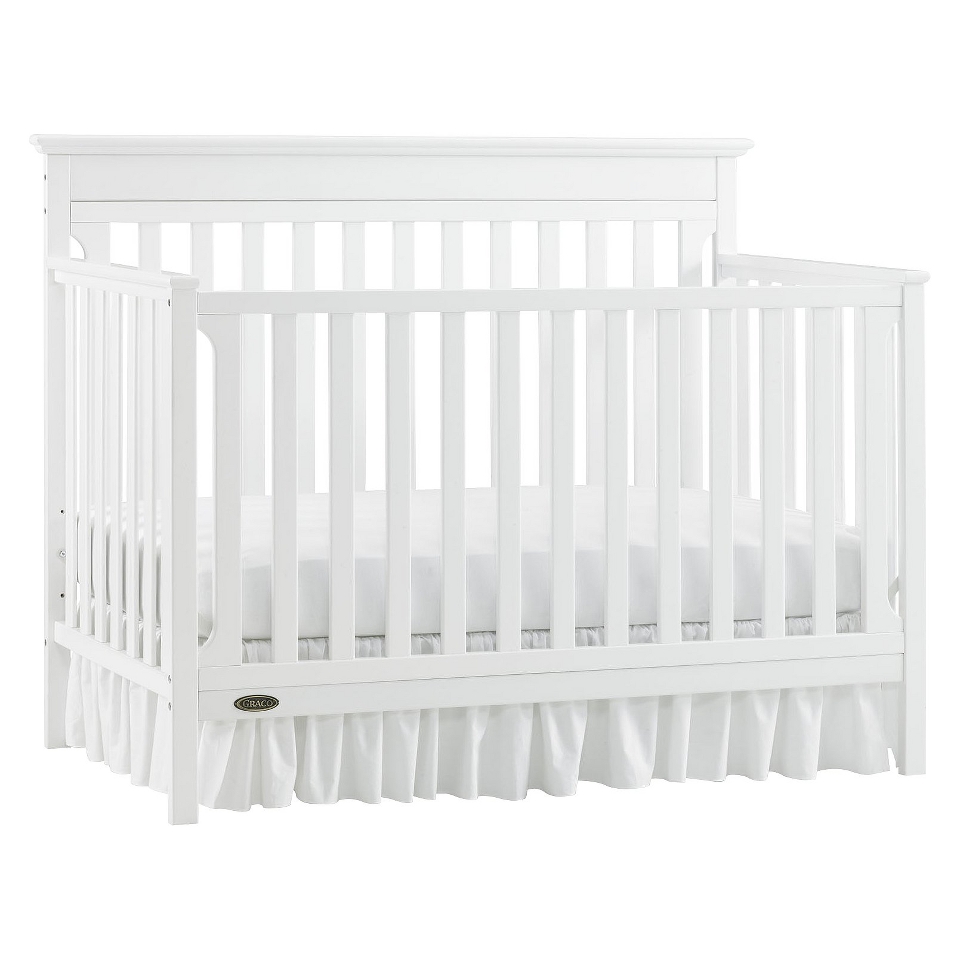 Graco Mason 4 in 1 Convertible Crib   Classic White