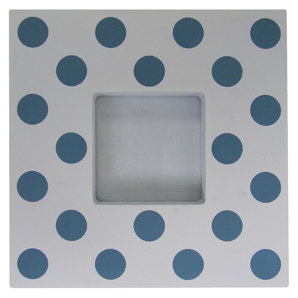 Dotty Picture Frame   Blue 3x3